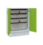 MBS - 65D2 spodní skříňka boxová, 2-dveřová, 908x654x600, korpus bílý, dvířka jarní zeleň